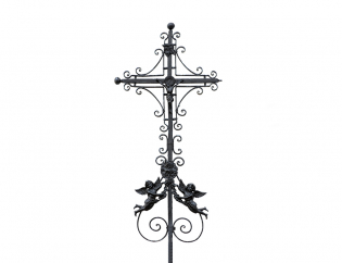 Крест металлический Евангельский